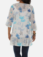 Island Vibes: Palm Tree Print Tunic For a Tropical Getaway