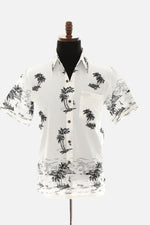 Men's Thailand Fine Cotton Palm Tree Print Shirt