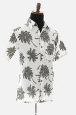 Men's Thailand Fine Cotton Palm Tree Print Shirt