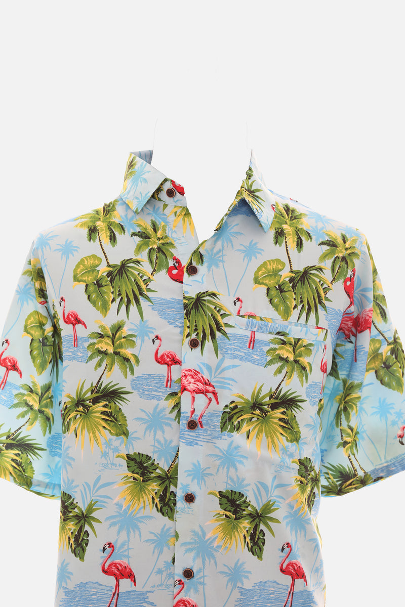 Tropical Flamingo Paradise Shirt