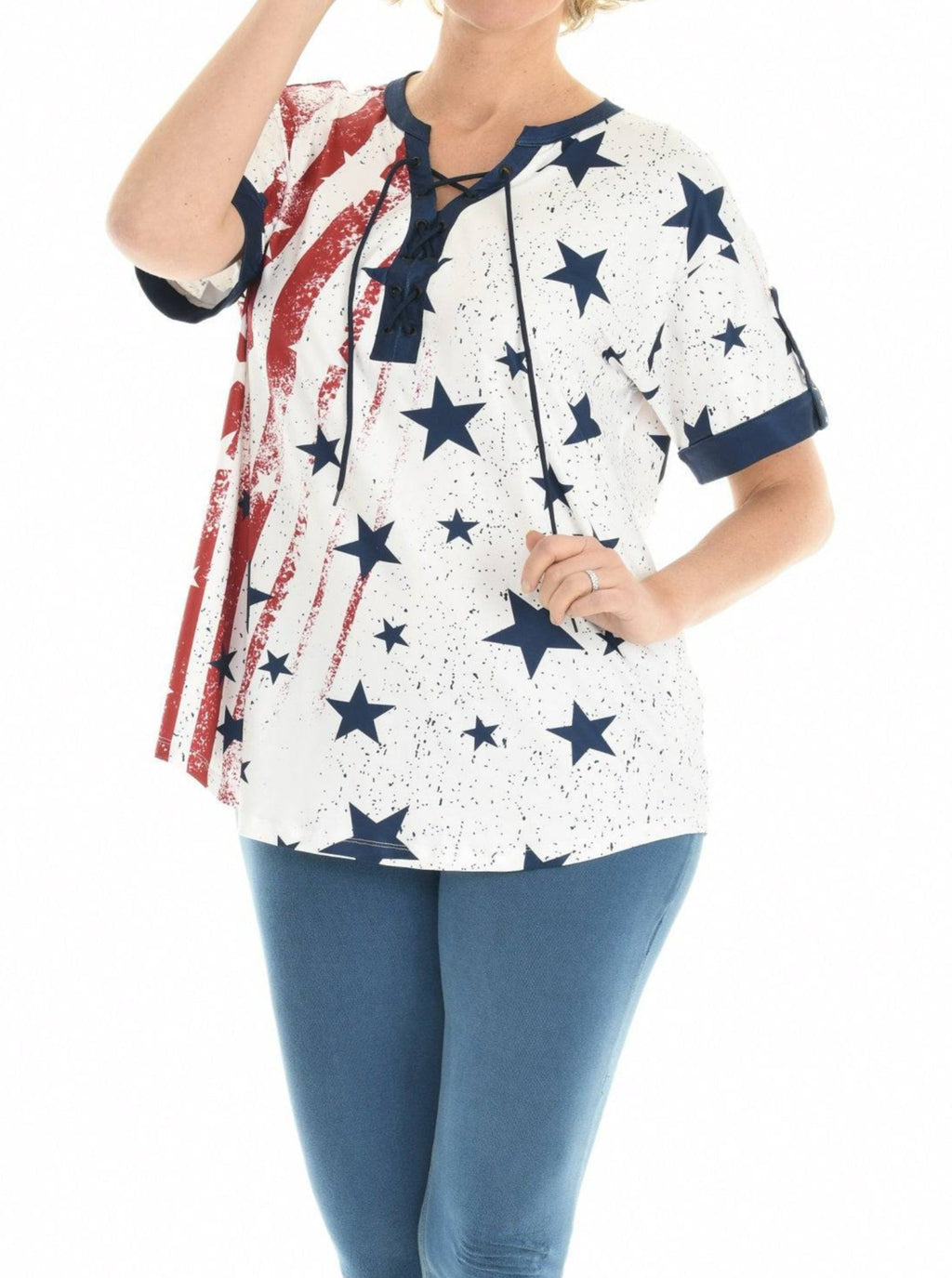 Americana Stars and Stripes Top - Shoreline Wear, Inc.