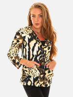 Leopard Print Women Jacket