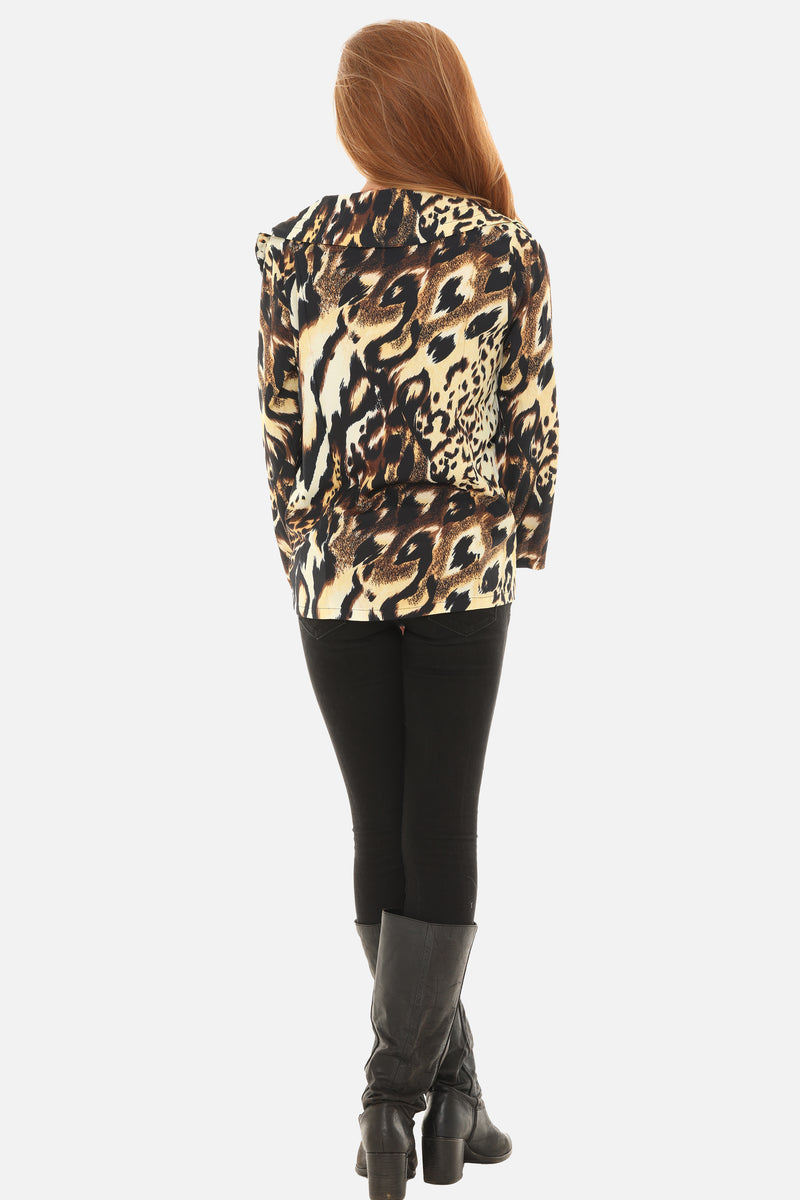 Leopard Print Women Jacket