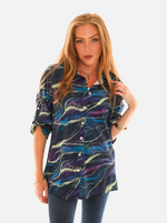 Women's Abstract Multi Print Shirt