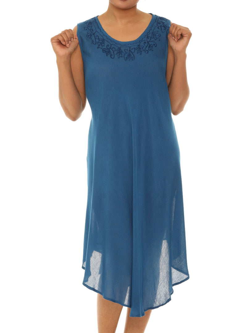 Rayon Umbrella Women Dress ONE SIZE / MINT GREEN Rayon Umbrella Women Dress ONE SIZE / MINT GREEN