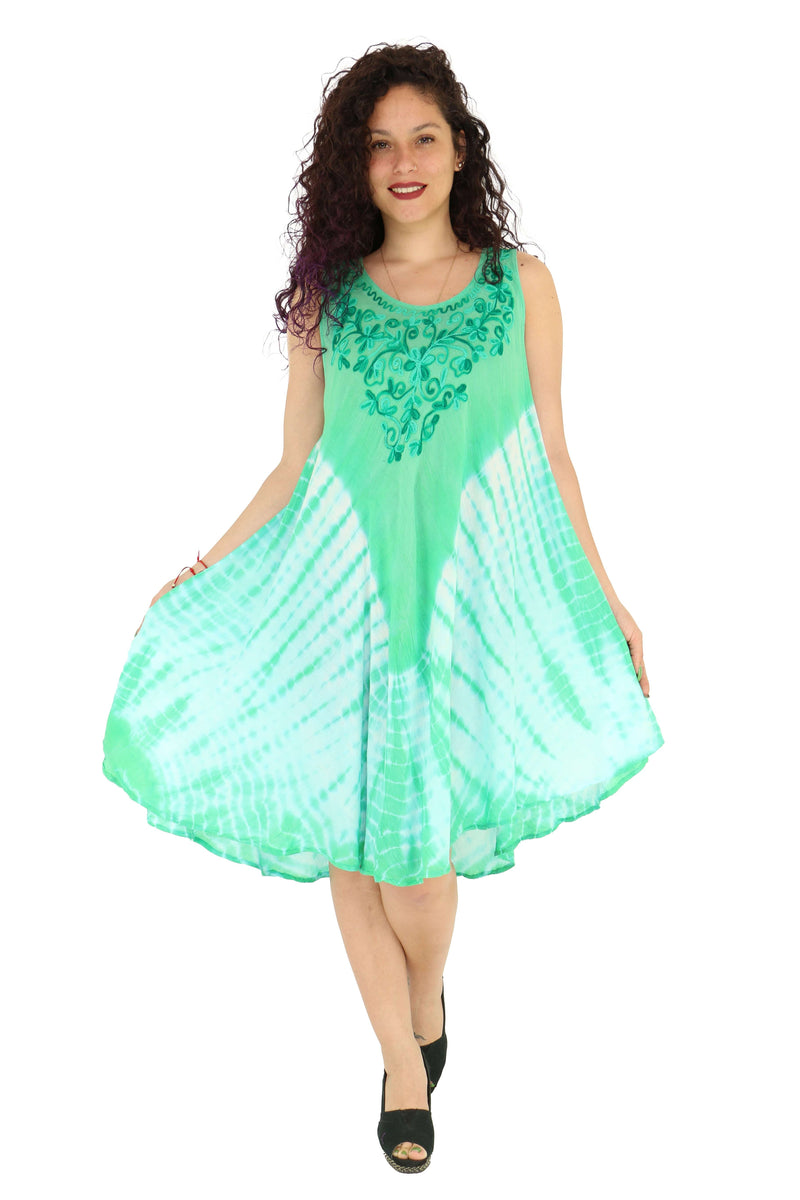 Tie-Dye Sleeveless Dress