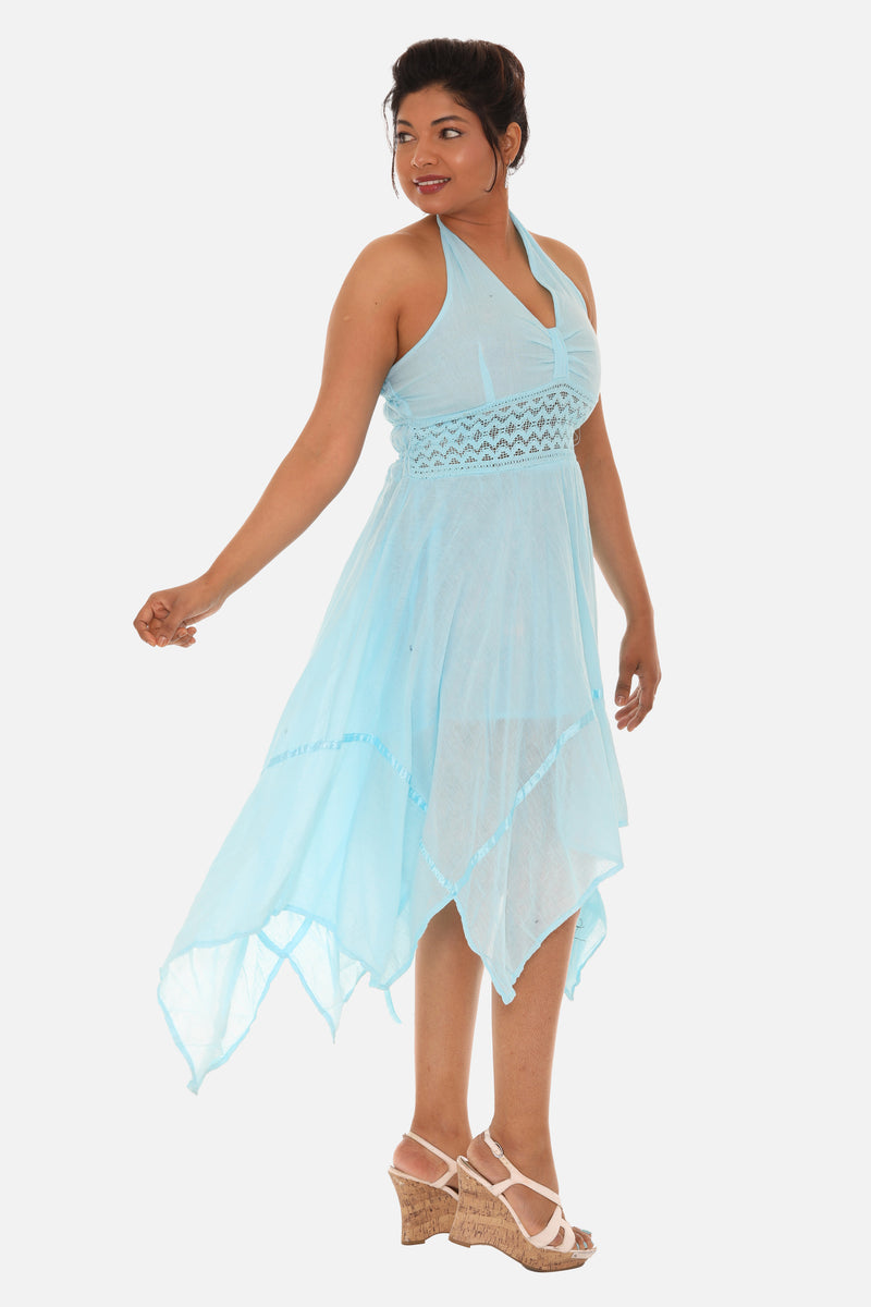 Asymmetrical Dress Mexican Style Cocktail Dress Women's Mexican Embroidered Asymmetrical Halter Dress Asymmetrical Dress Mexican Style Cocktail Dress Women's Mexican Embroidered Asymmetrical Halter Dress