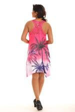 Palm Tree Sublimation Printed Dress - Shoreline Wear, Inc.
