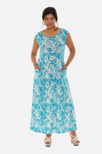 Paisley Floral Maxi Printed Dress