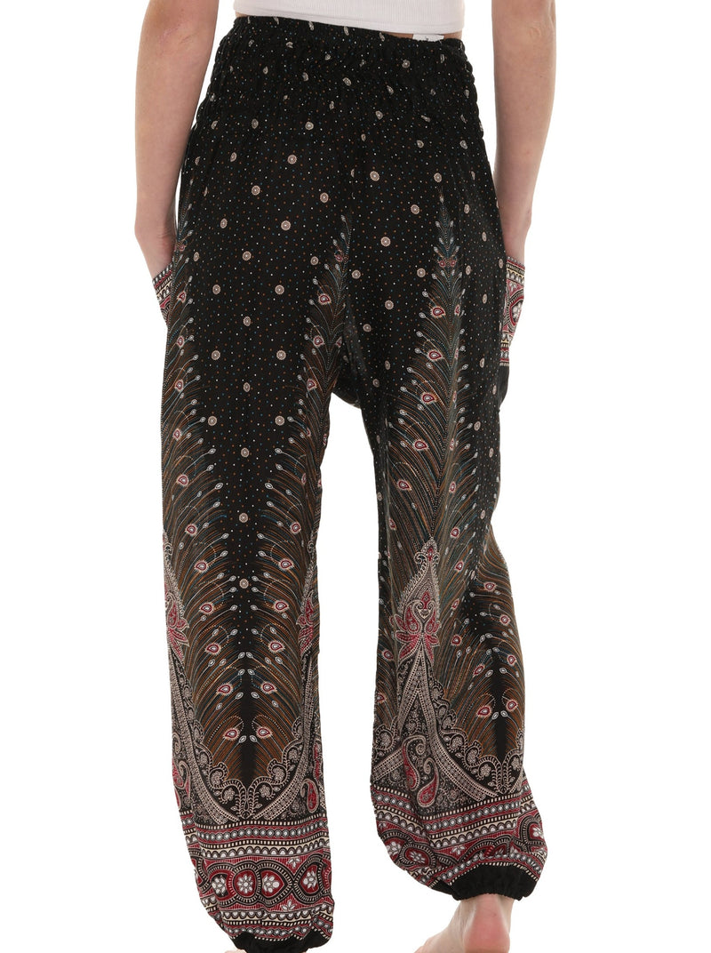 Embroidered Women's Front Split Open Harem Pants - Shoreline Wear, Inc.