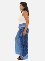 Women's Thai Cotton Tie-Dye Wide Leg Pants