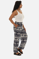 Elephant Print harem pants