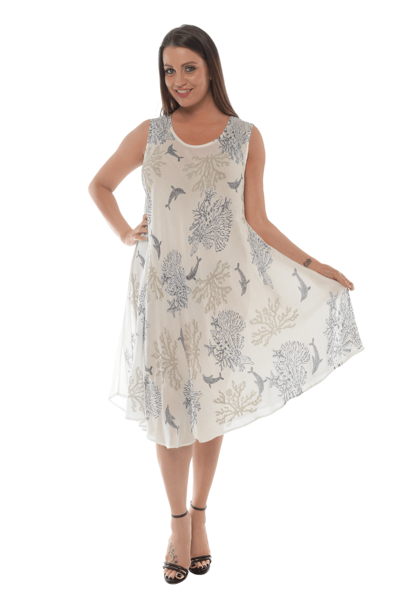 Sleeveless Printed tank Midi Dress Sleeveless Printed tank Midi Dress