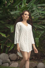 Women's UPF+ Eyelet Super Soft Fabric Cover Up