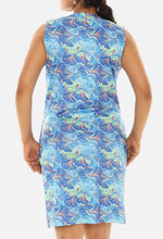 V-Neck UPF 50+ Sleeveless Midi Dress For Women