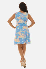 Women's UPF+ Sea Shell Print Midi Dress