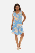 Women's UPF+ Sea Shell Print Midi Dress