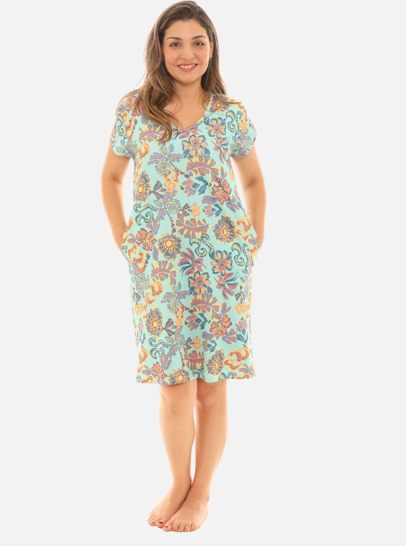 oversized sun print short dress ASOS DESIGN Curve oversized mini t-shirt dress with sun and moon embroidery  in black velvet