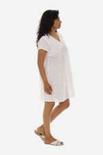Embrace Your Feminine Side with a White Eyelet Dress for Women