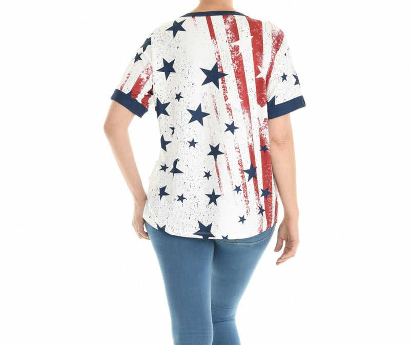 Americana Stars and Stripes Top - Shoreline Wear, Inc.