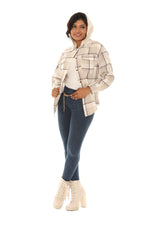 Classic Plaid Hoodie Shirt for Women - Shoreline Wear, Inc.