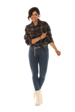 Classic Plaid Hoodie Shirt for Women - Shoreline Wear, Inc.