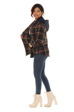 Classic Plaid Hoodie Shirt for Women - Shoreline Wear, Inc.