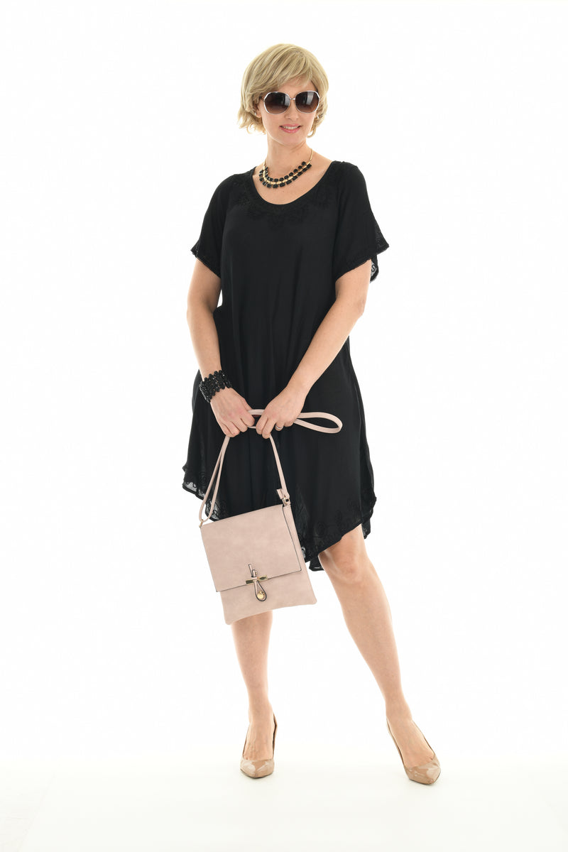 Short Sleeves Rayon Dress - Shoreline Wear, Inc.
