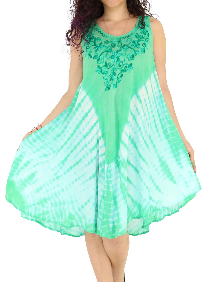 Tie-Dye Sleeveless Dress - Shoreline Wear, Inc.