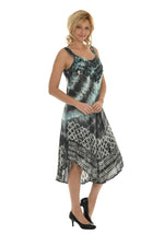 Tie Dye Sleeveless Midi Dress - Shoreline Wear, Inc.