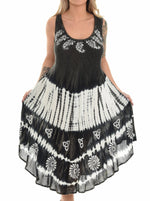 Embroidered Sleeveless Midi Dress - Shoreline Wear, Inc.