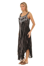 Tie Dye Sleeveless Long Sundress - Shoreline Wear, Inc.