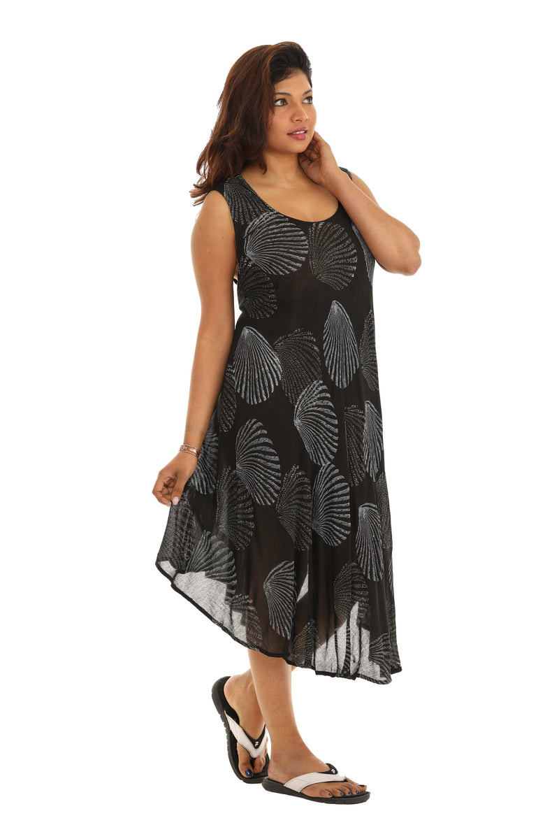 Summer Sea shell Print Sundress - Shoreline Wear, Inc.