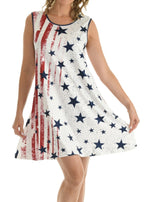 Star & Stripe Sleeveless Dress - Shoreline Wear, Inc.