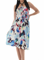 Women Abstract Print Tube Dress - Shoreline Wear, Inc.