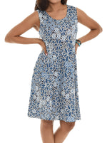 Floral Print Sleeveless Dress - Shoreline Wear, Inc.