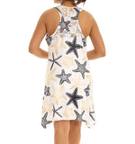 Embellished starfish Sleeveless Dress - Shoreline Wear, Inc.