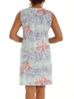 Front Pleat Paisley Print Dress - Shoreline Wear, Inc.
