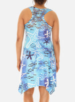 Starfish Sleeveless Short Dress