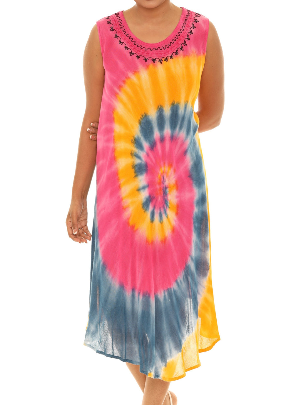 Tie Dye Rayon Sundress - Shoreline Wear, Inc.