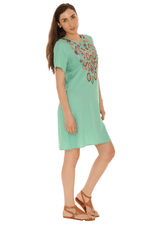 Floral Embroidery dress - Shoreline Wear, Inc.