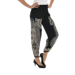 Arabesque Contrast-Side Pocket Harem Pants - Shoreline Wear, Inc.