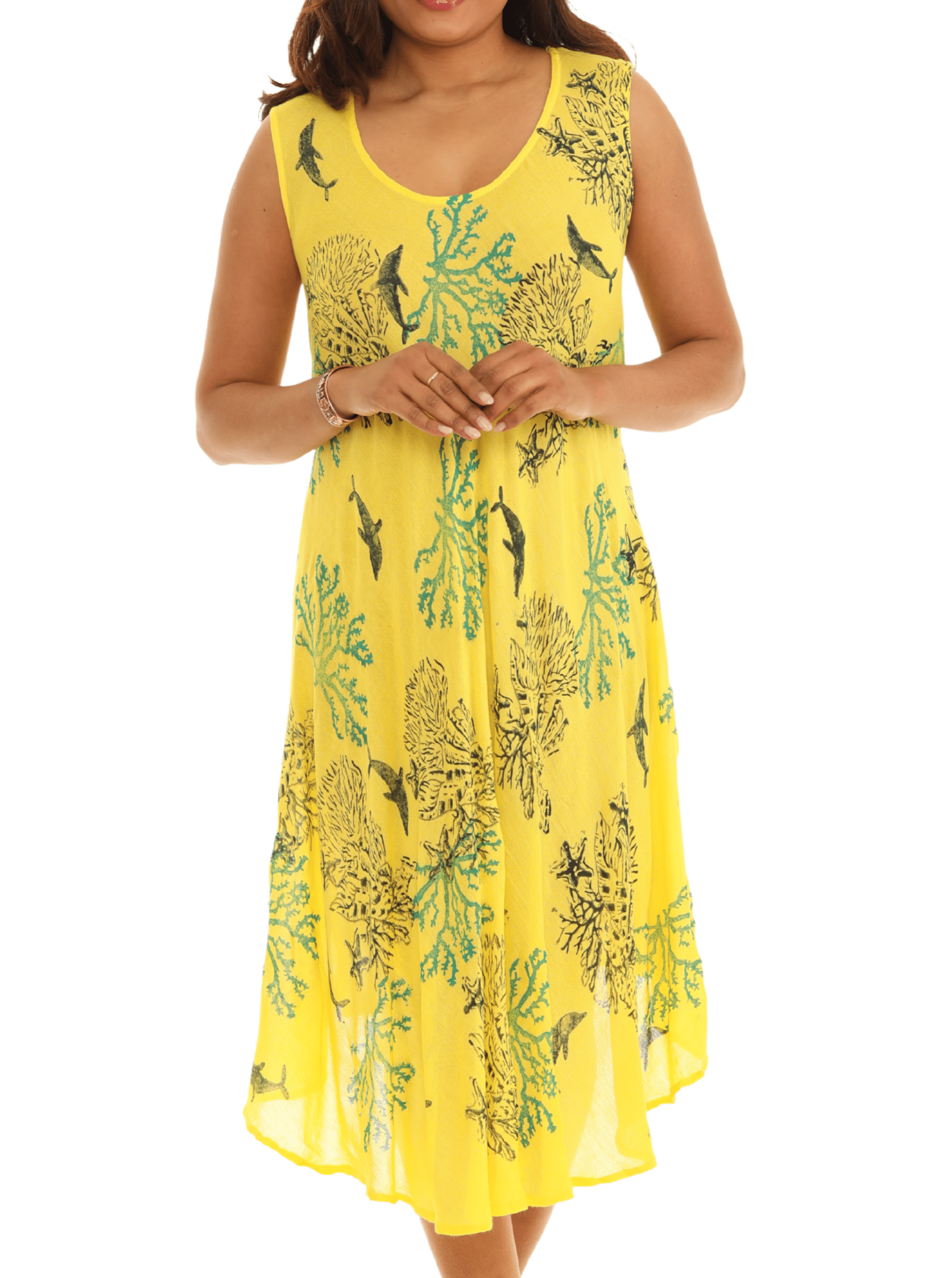 Sleeveless Printed tank Midi Dress Sleeveless Printed tank Midi Dress