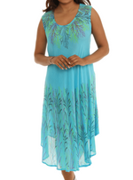 Casual Pineapple Print Dress - Shoreline Wear, Inc.