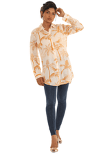Palm Tree Print Women Shirt - Shoreline Wear, Inc.