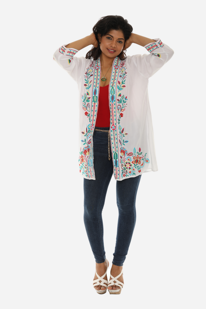 Timeless Elegance: The Embroidery Cardigan for Women