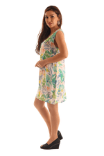 Tropical Print Midi Dress - Shoreline Wear, Inc.