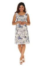 Scoop Neck Paisley Print Dress - Shoreline Wear, Inc.