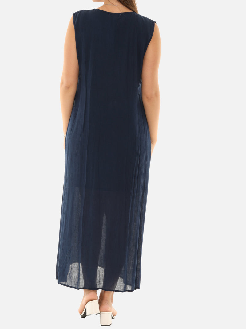 Embroidered Maxi Dress - Shoreline Wear, Inc. Embroidered Maxi Dress - Shoreline Wear, Inc.